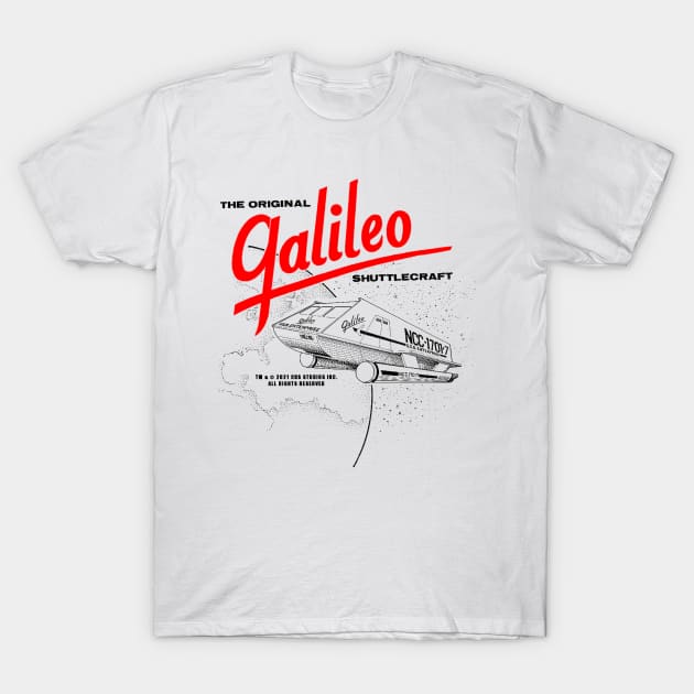 Galileo Shuttlecraft T-Shirt by Pop Fan Shop